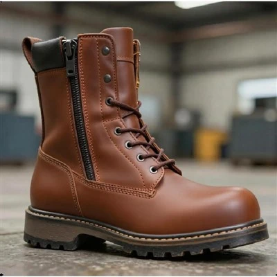 Giày bảo hộ bằng da có khóa kéo bên hông 6-Inch